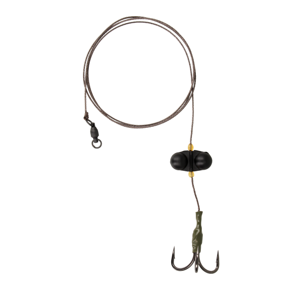 Оснащення сомове GC Treble Hook Catfish Rig With Rattle 6/0