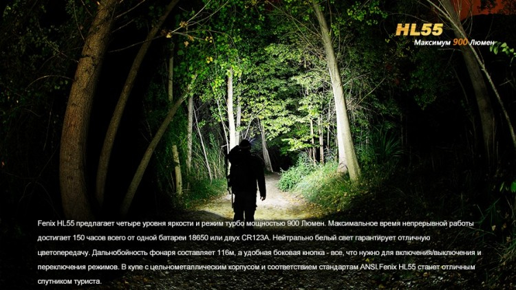 Налобный фонарь Fenix HL55 XM-L2 U2