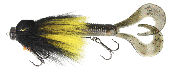 Бактейл CWC Miuras Mouse Big 23см 95г 009 Yellow Fever