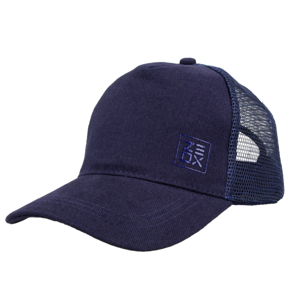Кепка з сіткою ZEOX Trucker Minimal синя