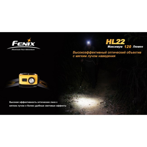 Фонарь Fenix HL22 Cree XP-E (R4 зеленый)