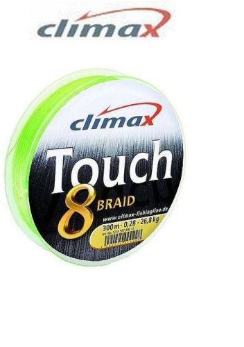 Шнур Climax Touch 8 Plus Braid 135m 0.16mm (Салатовый)