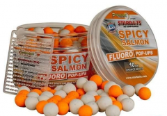 Бойлы Starbaits Spicy salmon Pop-Up Fluo