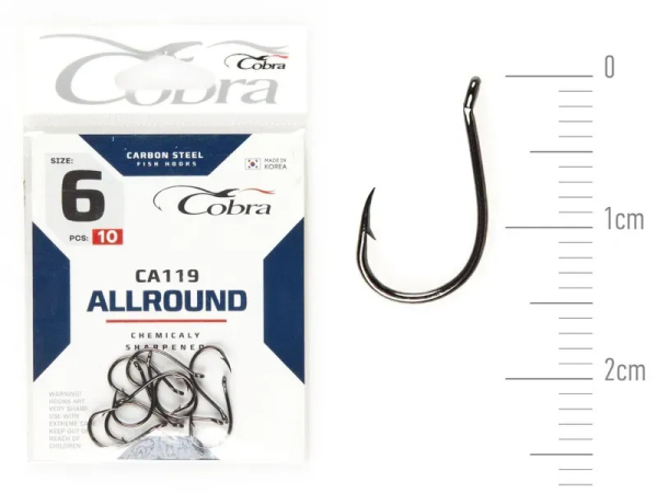 Гачки Cobra Allround CA119 (C007NSB) 10 шт.