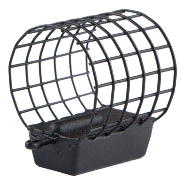 Кормушка Brain фидерная M 5x14 ячеек крашенная (ц.:черный) 80g