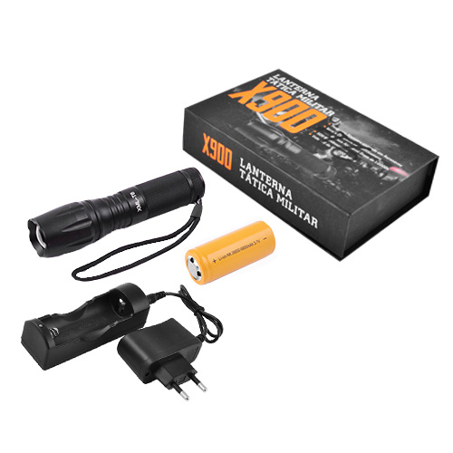 Ліхтар Police 1838-T6, ЗУ 220V, 1x26650 (1x18650 /3xAAA), zoom, Box