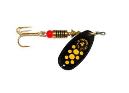 Блесна Mepps Black Fury чёрно/желтая