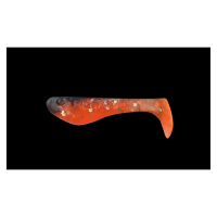BLACK, TRANSPARENT ORANGE-HOLOGRAM GLITTER