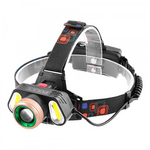 Ліхтар налобний Police RJ-5300-T6 + 2COB