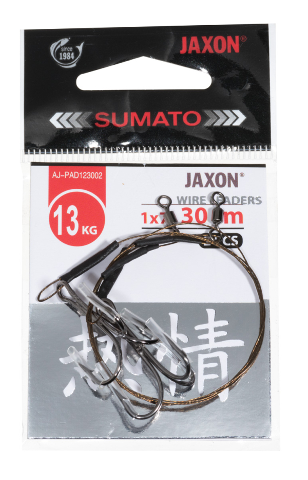 Повідець з трійником Jaxon Sumato 1х7 гачок №4