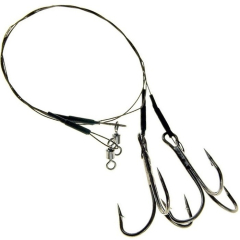 Поводок с тройником Jaxon Sumato 1х7 крючок №4