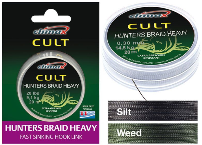 Поводковый материал Climax CULT Heavy HuntersBraid silt 20м