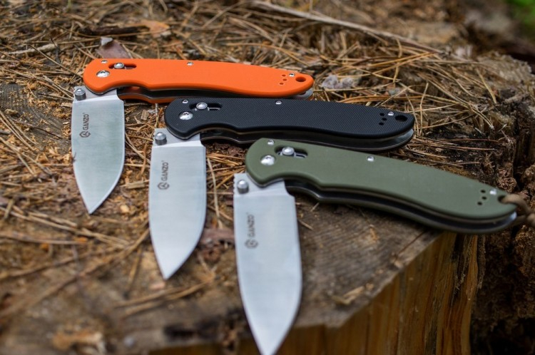 Нож Ganzo G740 оранжевый