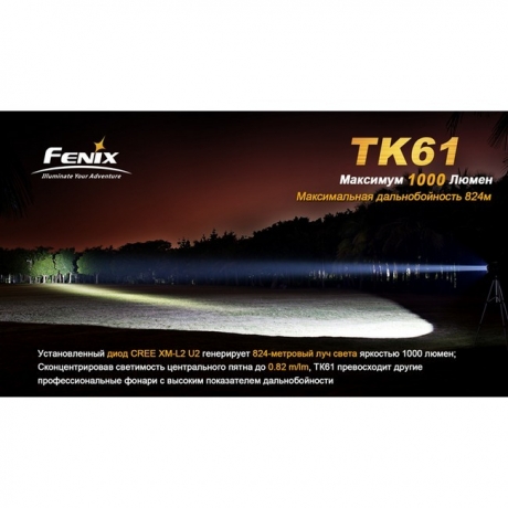 Ліхтар Fenix TK61 Cree XM-L2 (U2)