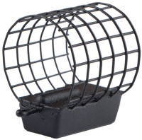 Кормушка Brain фидерная M 5x14 ячеек крашенная (ц.:черный) 100g