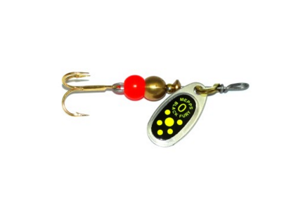 Блесна Mepps Black Fury серебреный/салатовый