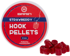 Пеллетс Brain Hook Pellets Strawberry (клубника) 16mm 70g