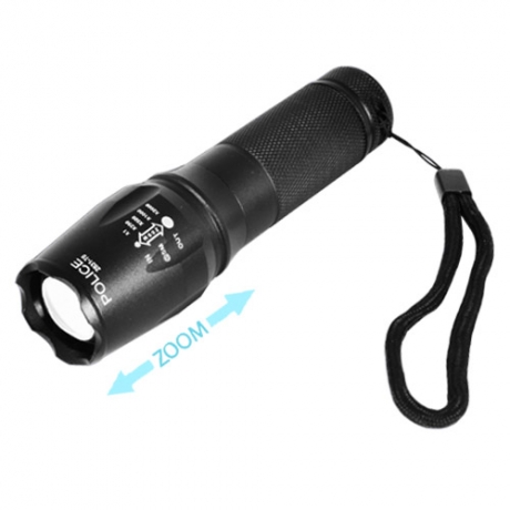 Фонарь Police 2831/2381-T6, ЗУ 220V, 1x26650 (1х18650/3xAAA), zoom, Box