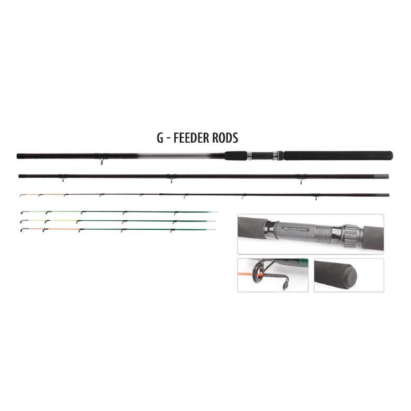 Вудилище Фидерное BratFishing G-Feeder Rods 3.6м до 110г