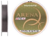 Шнур Favorite Arena PE 100m (silver gray) #0.175/0.071mm 3.5lb/1.4kg