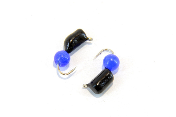 Мормышка "Гвоздешарик" гвоздик 3мм синий