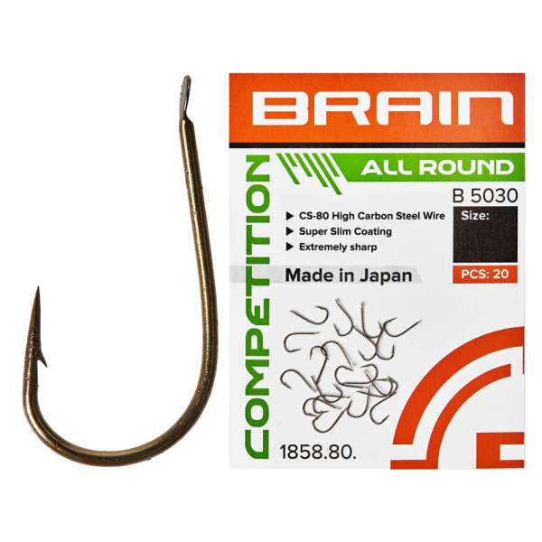 Гачок Brain All Round B5030 #16 (20 шт/уп) ц:bronze