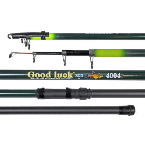Вудка GOODLUCK Green з кільцями 4м BOLO (GL4096)