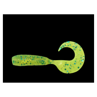 CHARTREUSE-GOLD, BLUE GLITTER