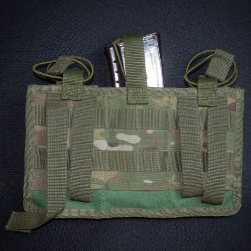 Подсумок для 6 магазинов АК Kirasa из кордуры мультикам (KI244)