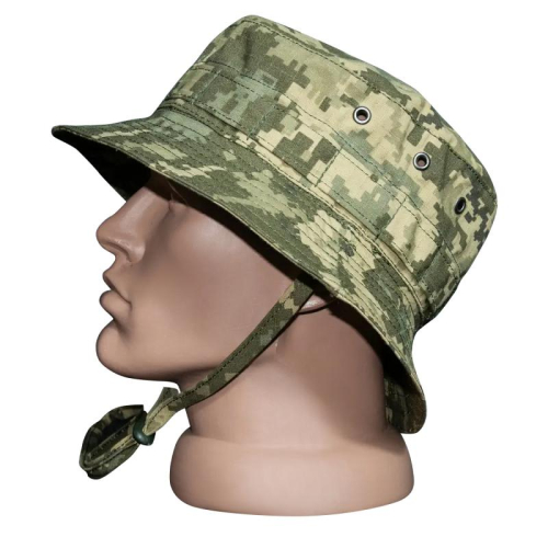 Панама летняя военная Kirasa пиксель рип стоп (Арт KI822)