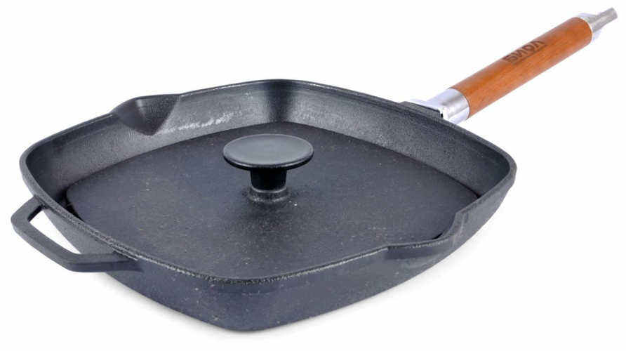 Сковорода-гриль Біол з кришкою-пресом 24 x 24 см (1024)