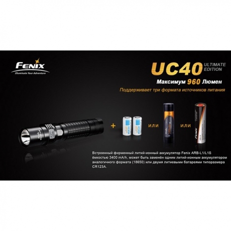 Фонарь Fenix UC40 XM-L2 (U2) Ultimate Edition