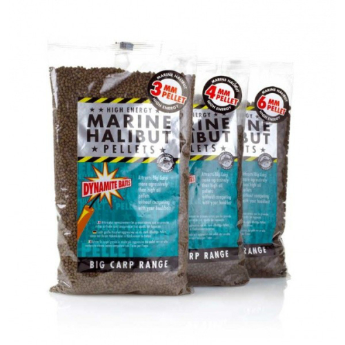 Пелети Dynamite Baits Marine Halibut 900г