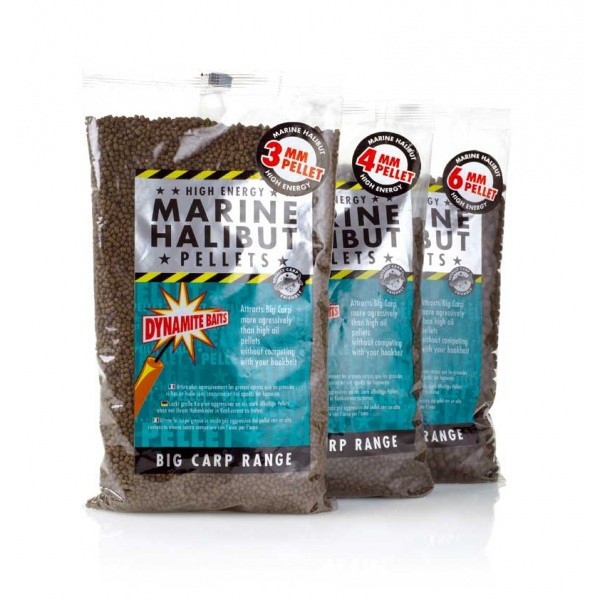 Пеллетс Dynamite Baits Marine Halibut 900г
