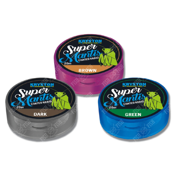 Поводковый материал KRYSTON Super Mantis Coated Braid