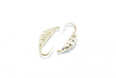 Мормышка вольфрамовая Опарыш 2.5мм (серебро)