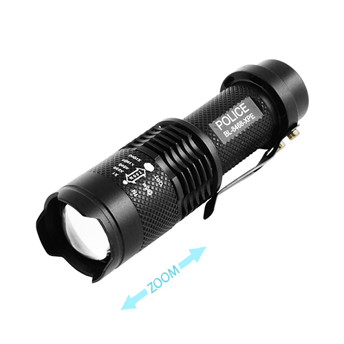 Ліхтар Police 8468-XPE, ЗУ 220V, 1x14500 /1xAA, zoom, Box