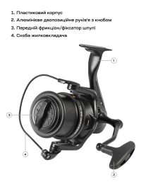 Катушка Brain Apex Carp Big Pit 8000 6+1BB