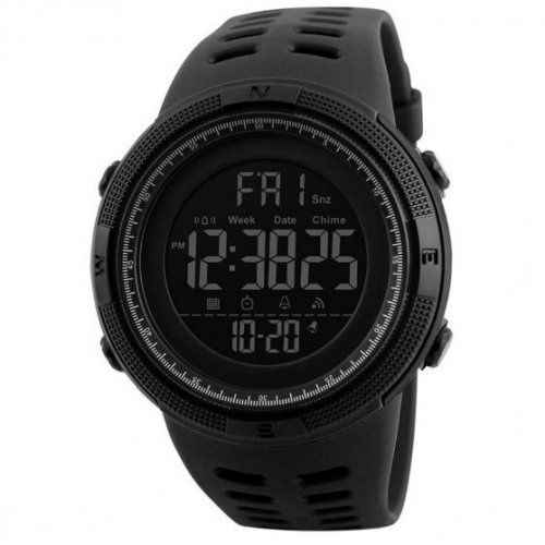 Часы Skmei 1251 All Black D=49mm