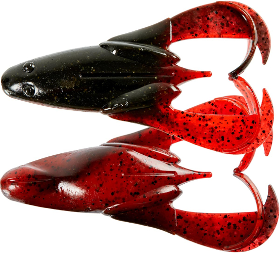 Силикон Keitech Noisy Flapper 3.5" (5 шт/уп) ц:467 black red belly