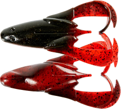 Силікон Keitech Noisy Flapper 3.5" (5 шт/уп) ц:467 black red belly