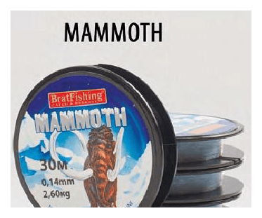 Леска Bratfishing Mammoth 30м 