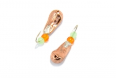 Мормышка вольфрамовая Башмачек с отверстием 3мм (медь)