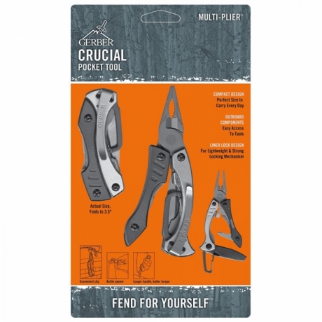 Мультитул Gerber Crucial Tool Gray, коробка 