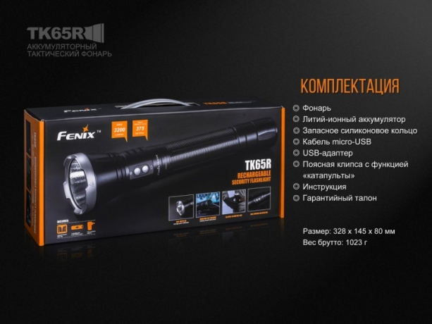 Фонарь Fenix TK65 Cree XHP70