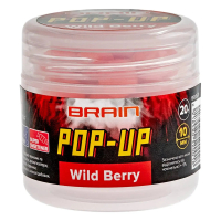 Бойлы Brain Pop-Up F1 Wild Berry (земляника) 10mm 20g