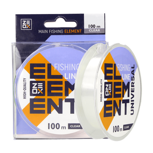 Волосінь ZEOX Element Universal Line 100м Clear 0.405мм