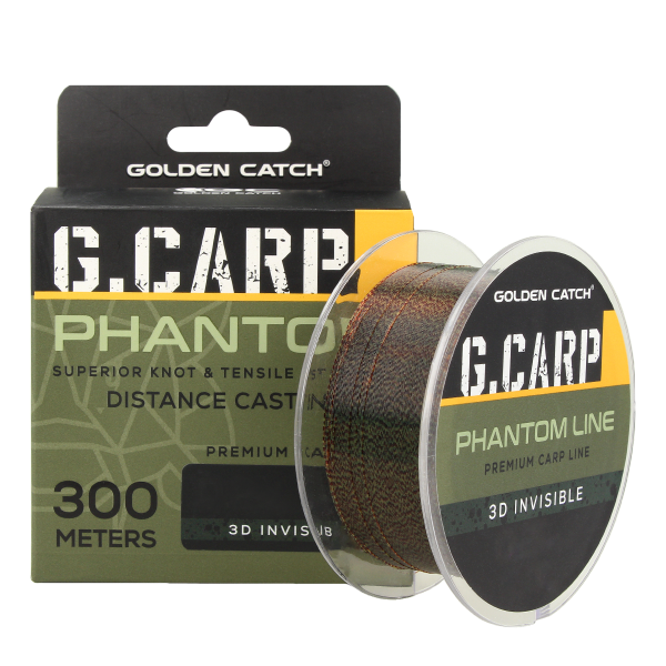 Волосінь GC G.Carp Phantom Line 300м 3D Invisible Neon 0.28мм
